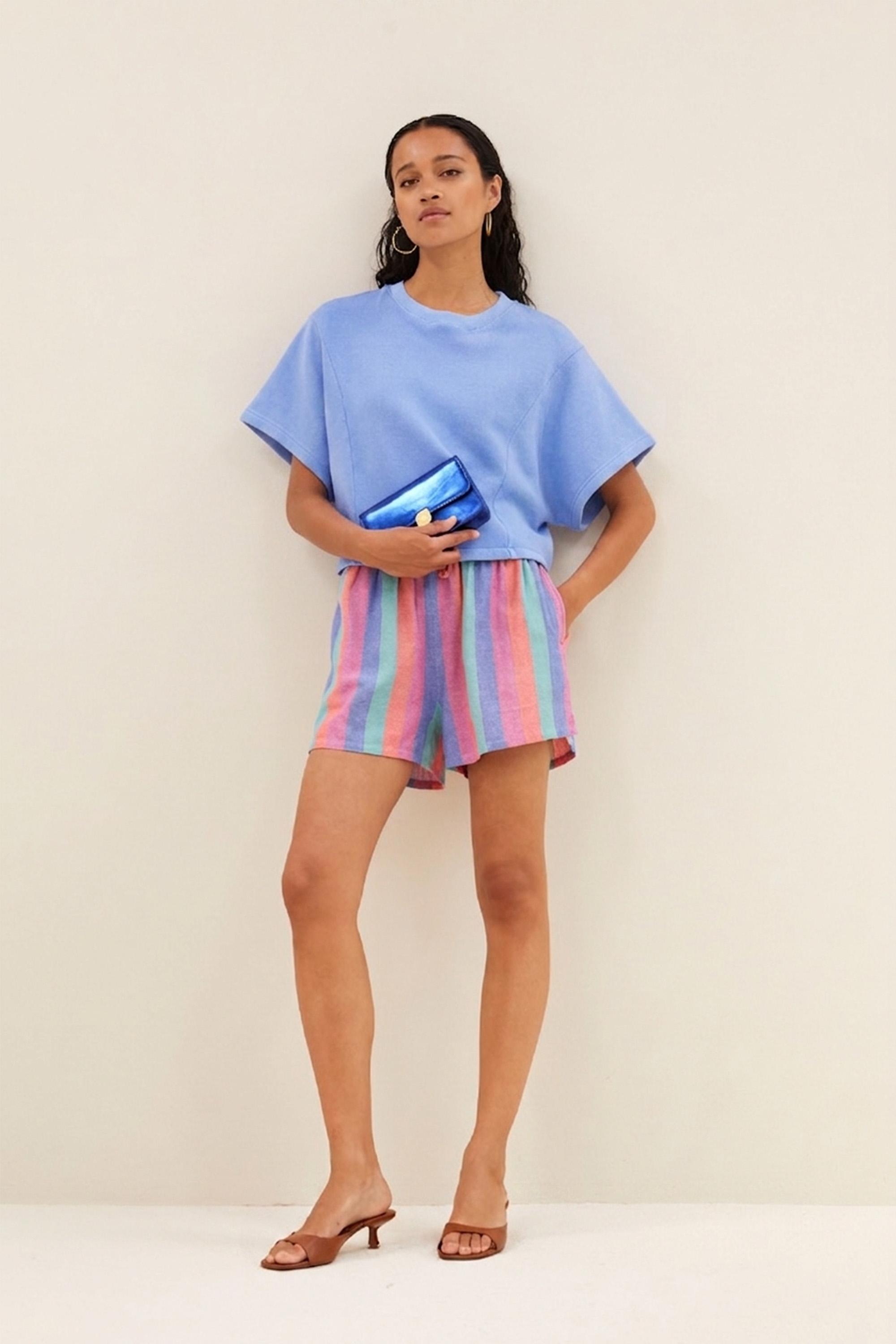 By-Bar Suki Sweat Top City Blue Damen T-Shirt hellblau